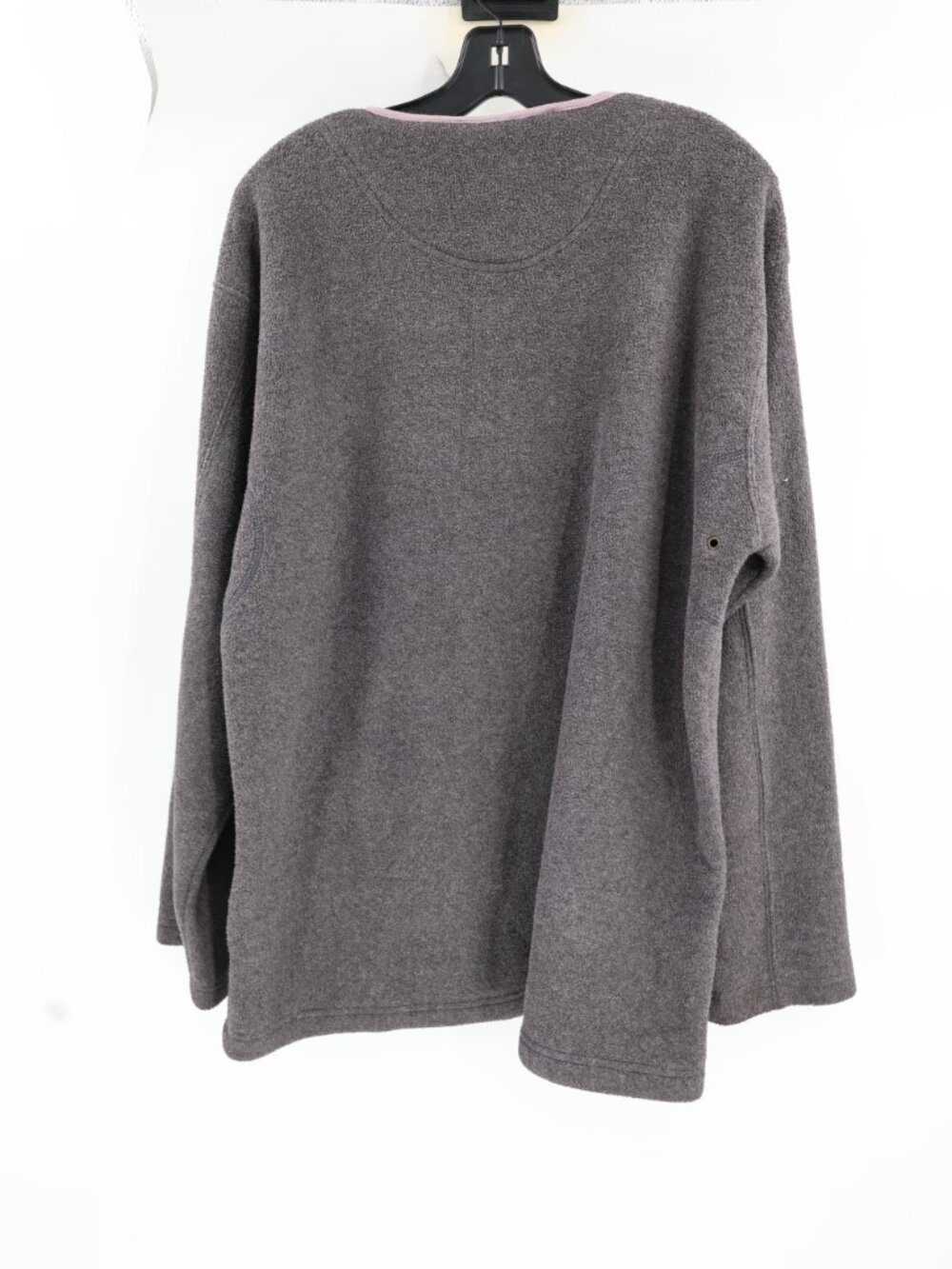 Vintage 90s Polo Ralph Lauren henley Men Large Polo sport Long Sleeve Gray shirt - Picture 7 of 11